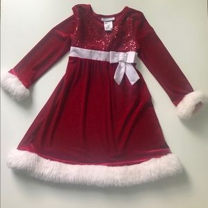 Little girls 6/6x Christmas dress